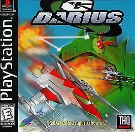 G. Darius Sony PlayStation 1 PS1 black label cd manual no reg