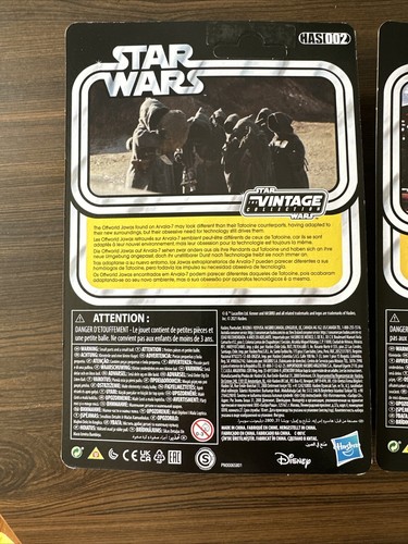 Star Wars TVC Haslab Razor Crest HAS001 Grogu HAS002 Offworld Jawa Elder Carded - Imagen 21 de 22