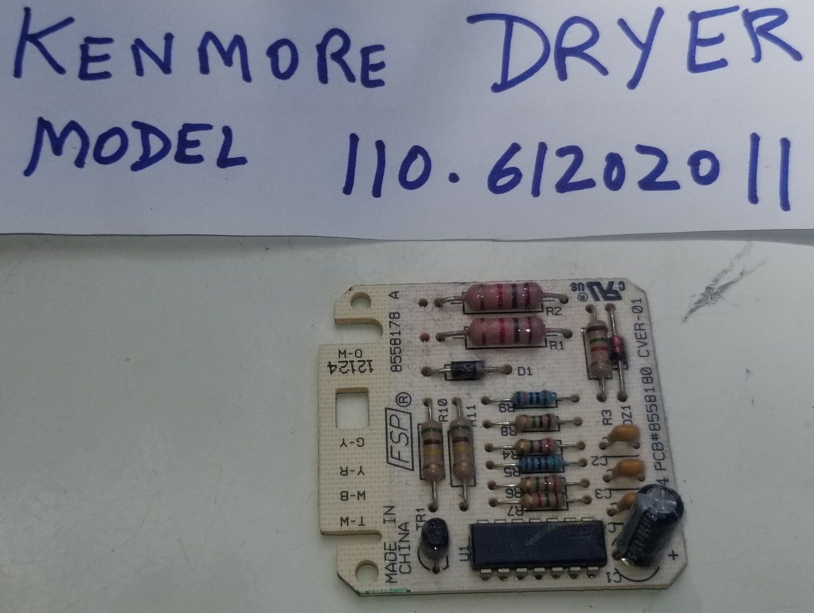 Kenmore Dryer Moisture Sensor Control Board Part WPW10476828 eBay