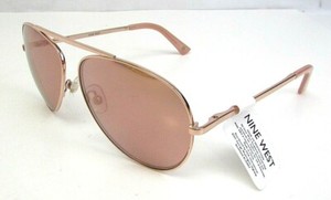 nine west rose gold sunglasses