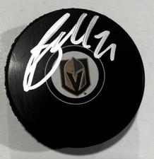 BRETT HOWDEN SIGNED VEGAS GOLDEN KNIGHTS HOCKEY PUCK W/ CASE COA