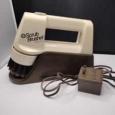 Vtg Black & Decker WET / DRY Powerful SCRUB BRUSHER Cordless Scrubber #9385