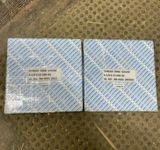 SIZE CONTROL 4.1/4" x 12 UNJ 3A THREAD RING SET GAGE INSPECTION 21JS1231-E8