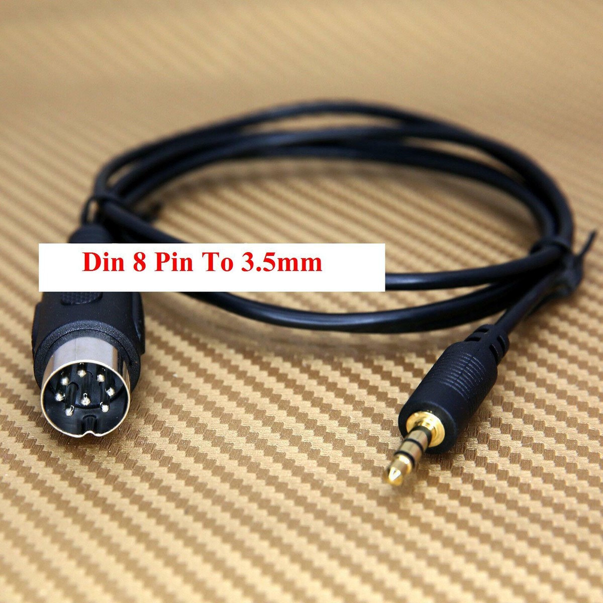 12FT ALPINE CAR RADIO STEREO 8-PIN M-BUS DIN CABLE TO 3.5MM