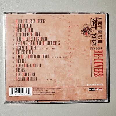 Albert Kuvezin and Yat Kha Re Covers CD Exodus 2006 World Village