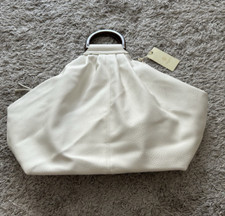 Herrison Firenze Women's White Casual Faux Leather Ladies Handbag Top Handle Bag