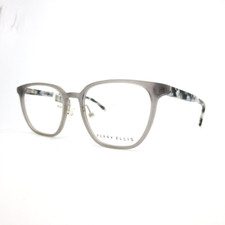 Perry Ellis PE 410-3 Eyeglasses Frames clear white Black Full Rim 51-19-140