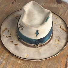 11.11HATS “BORA” LIMITED EDITION custom handmade fedora RARE felt hat