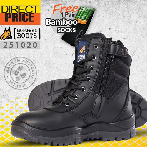 black security work boots