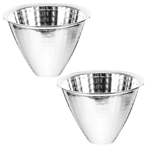 2 Pcs Spotlight Cover Flashlight Fitting Reflector Cup Accessory - Picture 4 of 12
