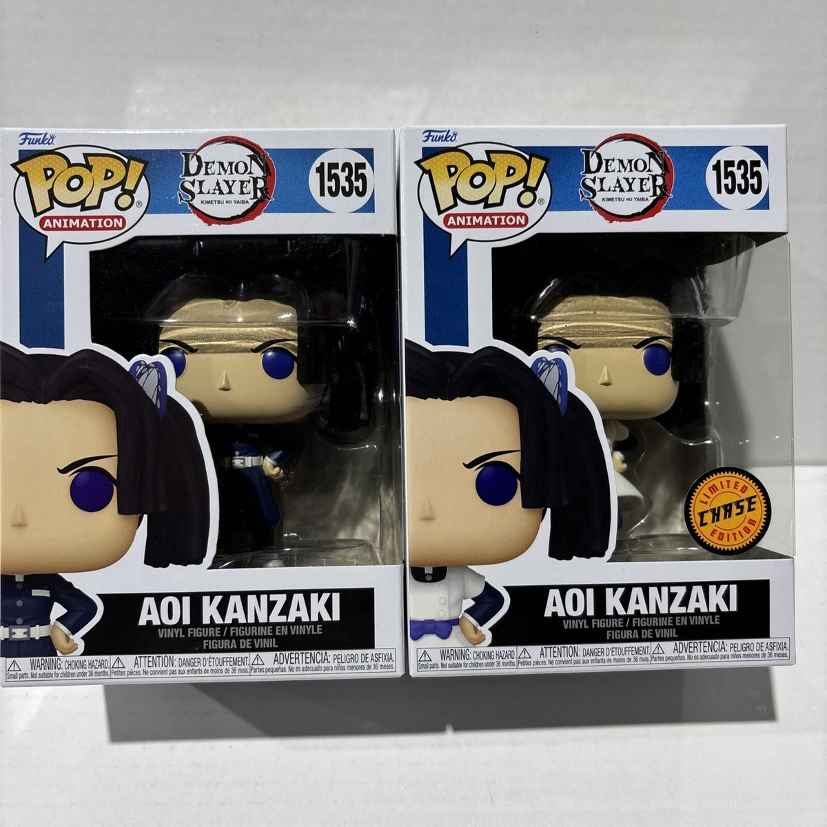 Funko POP! Demon Slayer #1535 Aoi Kanzaki - Common & Chase Bundle