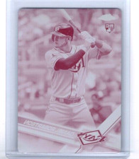 2017 Topps Holiday Box Daniel Robertson Magenta Printing Plate RC #'ed 1/1