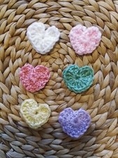 Mini Crochet Valentine's Hearts