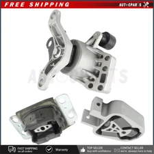 3 X Egine Motor Mount Set for 13-18 Ford Fusion 2.0L Engine AT Auto Transmission