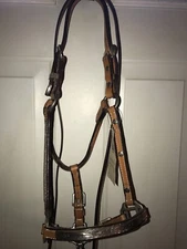 Mare Show Halter, Matching Shanked Lead, Russet, NWT, SALE