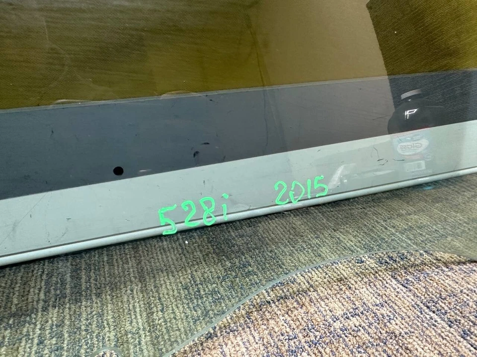 2011-2015 BMW 528I 535I FRONT RIGHT PASSENGER DOOR WINDOW GLASS PANEL OEM - Изображение 3 из 4