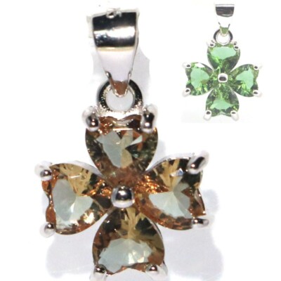 Buy 2 get 1 free 925 SOLID STERLING SILVER 2g Color Changing Spinel Pendant