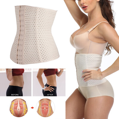 Corset Waist Trainer Training Body Shaper Tummy Shapewear Underbust Cincher Belt