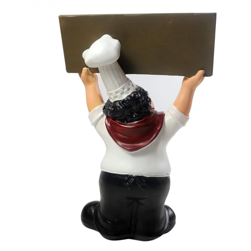 Kiaotime 15016c Italian Chef Figurines Kitchen Decor With Sign