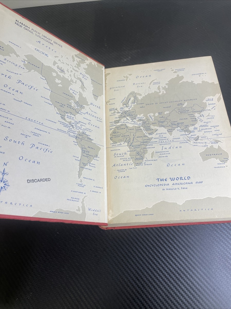 （お値下げいたします）ENCYCLOPEDIA AMERICA The Encyclopedia Americana 1957 Edition Vol. 6, 7, 9, 10, 11