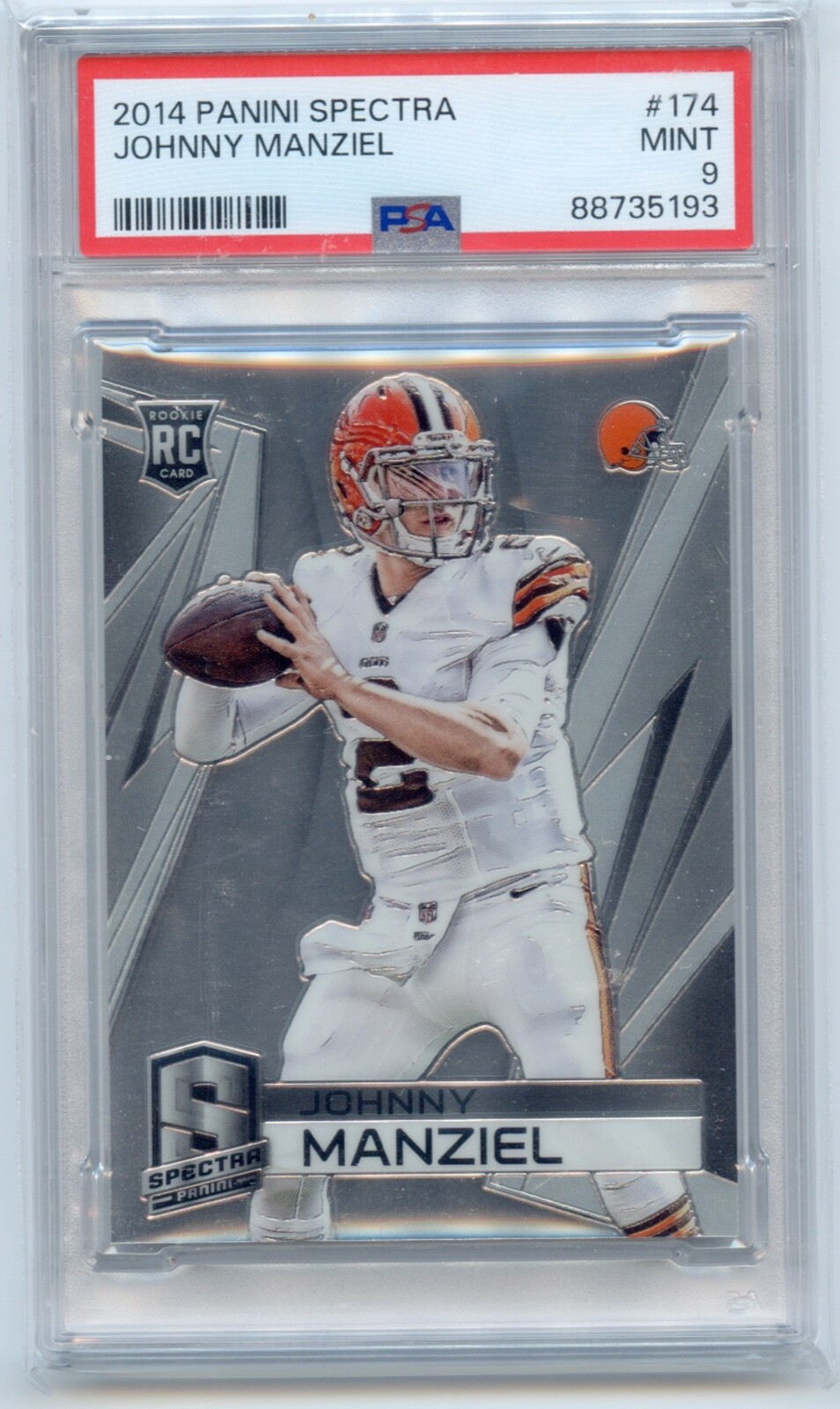 Johnny Manziel Panini Spectra #174 Base