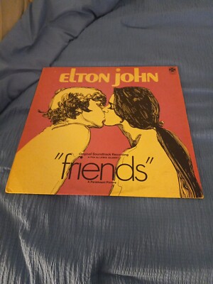 Elton John Friends Original Soundtrack Recording Vinyl LP Record Paramount 1971