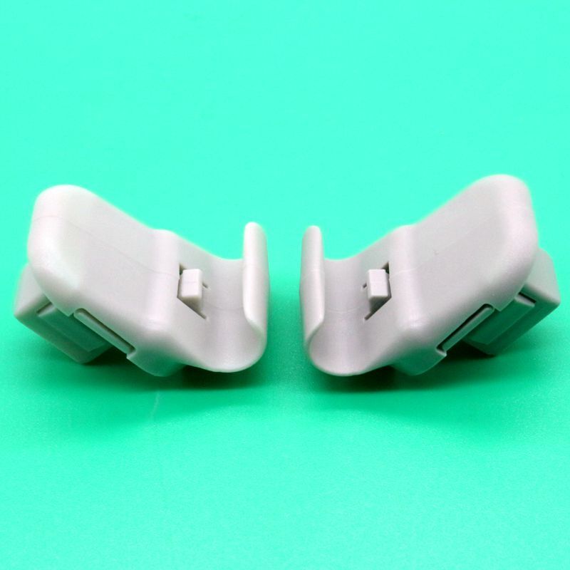2Pcs Gray Sun Visor Retainer Clip Holder LC6269261B75 For Mazda 2
