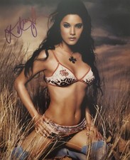 Kelly Hu Vampire Diaries, Nash Bridges 8x10 Signed Photo #10