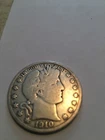 1910 s barber half dollar vg.