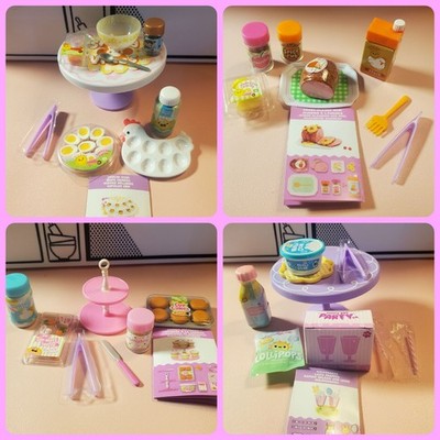 MGA MiniVerse Make It Mini LOT Easter Spring HAM Cupcakes Eggs Shakes WITH RESIN