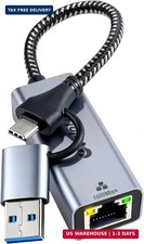 Ethernet to USB Adapter, 1Gbps USB to RJ45 Gigabit LAN, USB 3.0 Ethernet Adapter