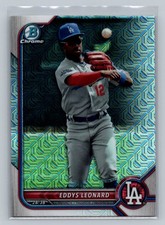 2022 Bowman Chrome #BCP-229 Eddys Leonard Prospects Mojo Refractor