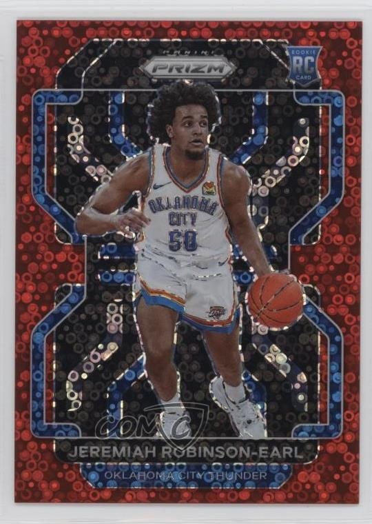 2021-22 Panini Prizm Fast Break Red 20/100 Jeremiah Robinson-Earl #319 2o0