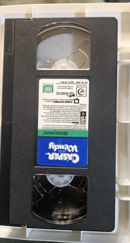 Casper meets Wdndy, VHS 1998, Estate Item As Is Good Cond Clamshell Case - Image 2 of 3