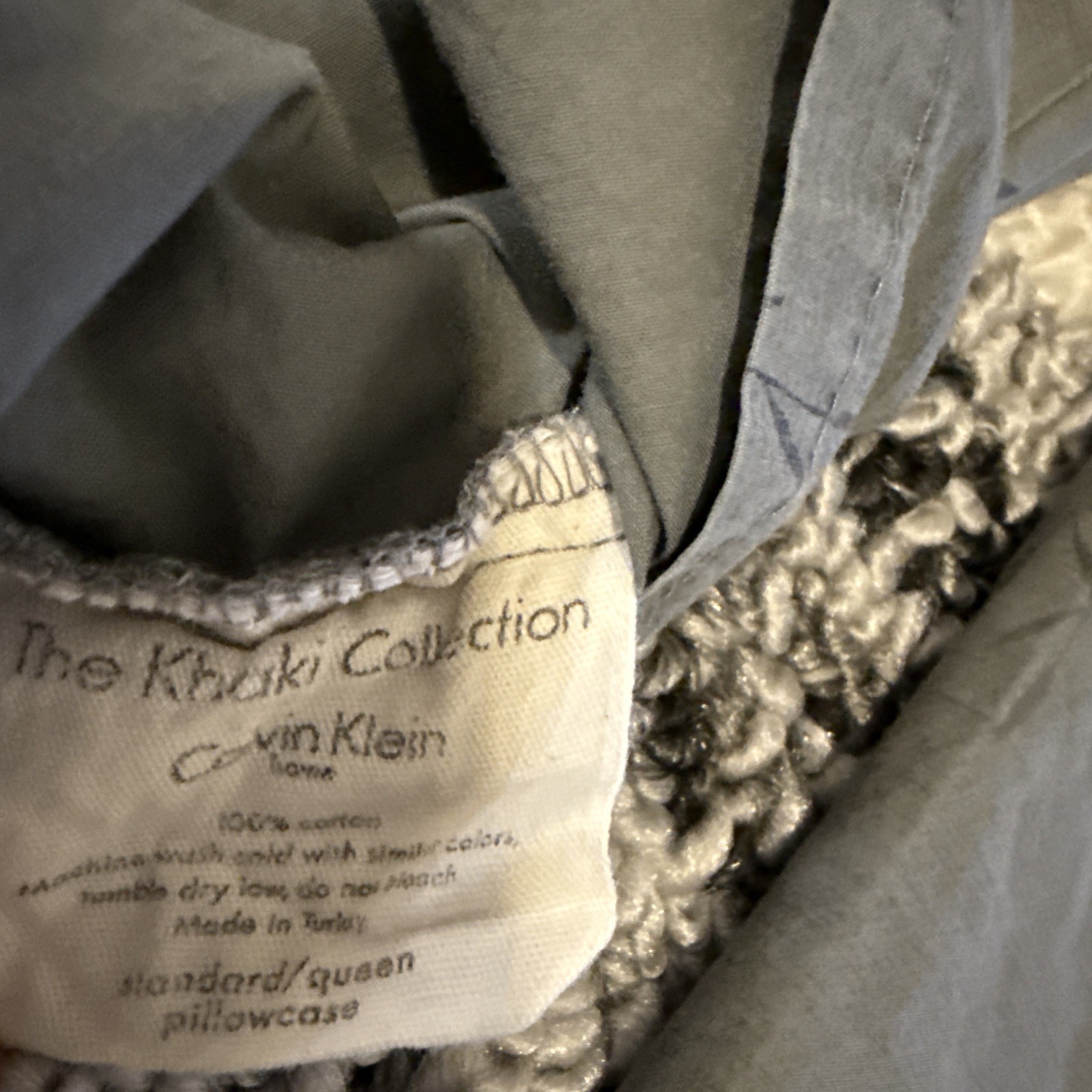 Calvin Klein Khaki Collection Dark Gray Standard Pillowcases thumbnail 8