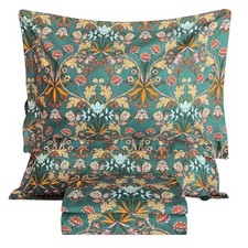 100 Cotton Floral Sheets Deep Pocket, Vibrant Paisley Queen Retro Flora
