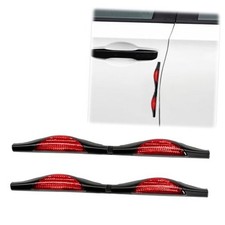 2PCS Car Door Anti-Collision Strip, Car Side Door Edge Guards Protector Red