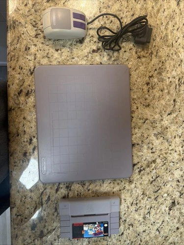 Mario Paint Bundle (Super Nintendo) Cartridge Game Mouse & Pad  Authentic OEM