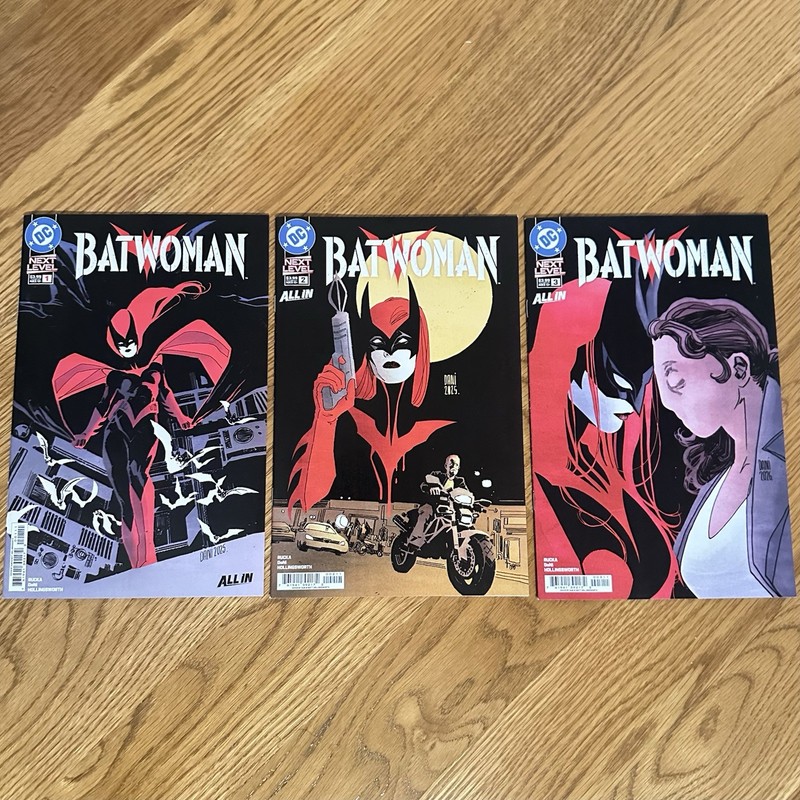 Batwoman 2026 #1, 2, 3 Cover A DC Comic Book Lot Rucka Doni Hollingsworth
