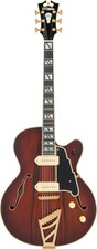 D'Angelico Deluxe 59 Hollowbody Electric Guitar - Satin Brown Burst