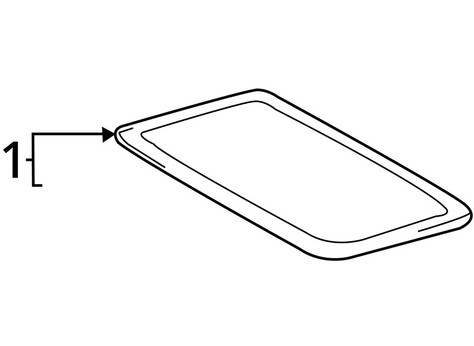 2003 - 2008 丰田矩阵太阳屋顶天窗玻璃工厂原始设备制造商 — 第 4/4 张图片
