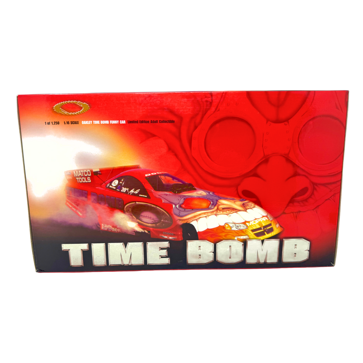 Milestone Gary Scelzi NHRA Oakley Time Bomb Dodge Stratus Funny