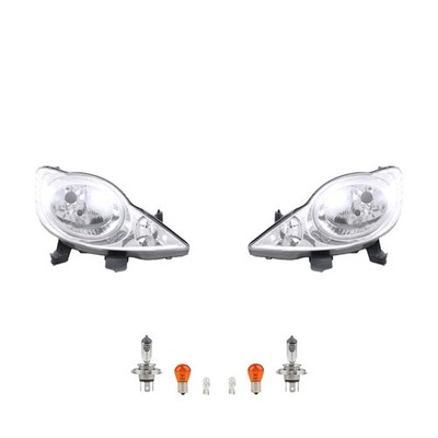 Scheinwerfer Set Halogen passend für Peugeot 107 06/05-01/12 Leuc. Links Rechts