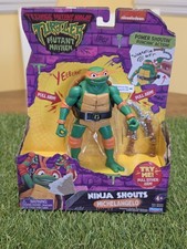 Teenage Mutant Ninja Turtles Mutant Mayhem Ninja Shouts Michelangelo Figure New