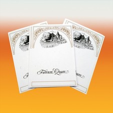 Self Adhesive Gummed - Wine Bottle Labels Plain - Pack Of 25 For Home Made Wine