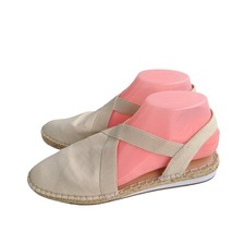 Sandalias alpargata de lona Lucky Brand Rifka 8M planas con tira trasera boho costera