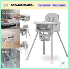 4-in-1 Convertible High Chair for Babies  Toddlers, Dining  Feeding Seat