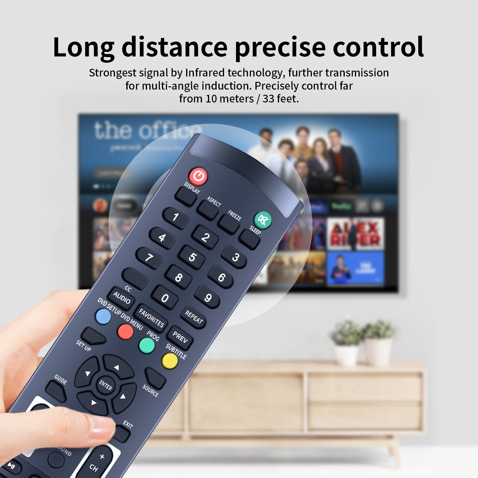 Remote Control For GPX TV TDE5074B, TDE4074W, TDE4074B