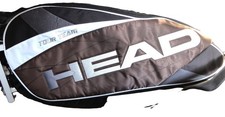 Head Tour Team Tennis Bag Black Brown White Condition Very Good