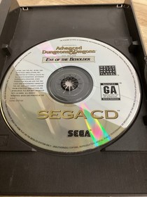 Advanced Dungeons & Dragons Eye of the Beholder Sega CD CIB Complete TESTED